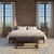 Metal Roma Leather Bench For Sale - Image 7 of 10