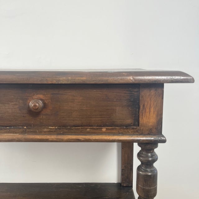 1920s Vintage Wood Console Table, 1920s For Sale - Image 5 of 18