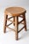 Vintage Low Wooden Stool For Sale - Image 11 of 12