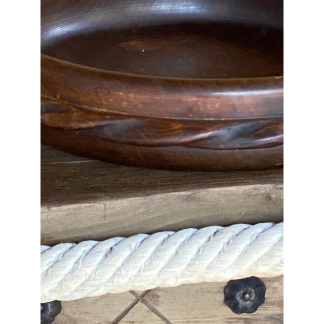 Contemporary Minimalist Wooden Platter by Vide Poche, France, 1950s For Sale - Image 3 of 10