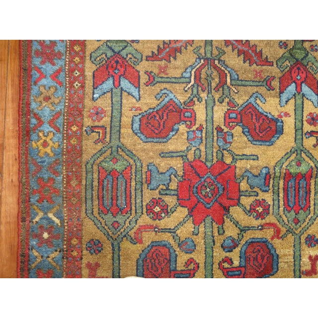 Early 20th Century Early 20th Century Persian Kurd Serab Rug with Camel Background - 3'8" x 6'1" For Sale - Image 5 of 6