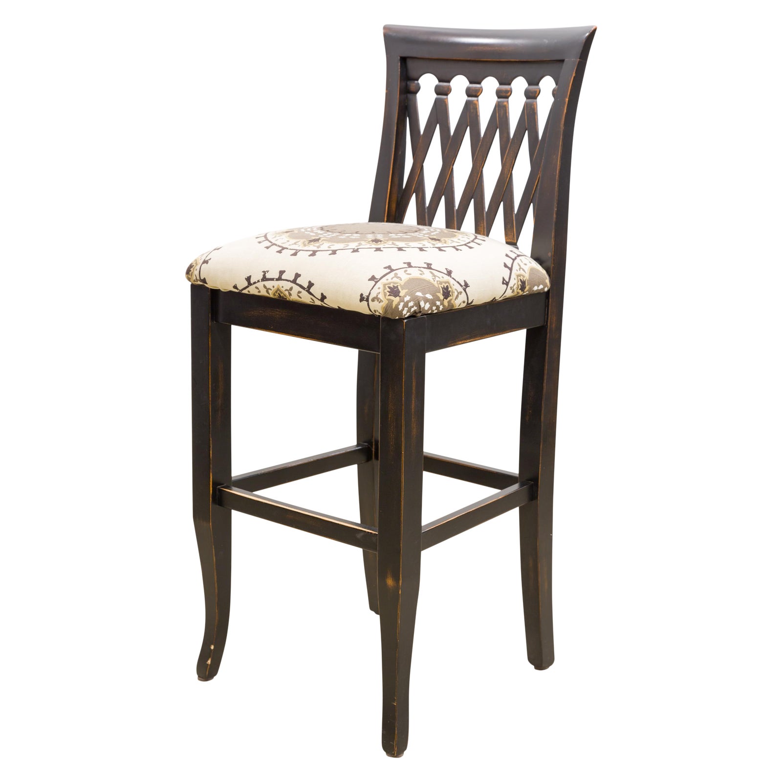Emerson Lattice Back Counter Stool Chairish