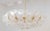 Metal 1970s Oversized Loto Murano Glass & Brass Chandeliers - Pair For Sale - Image 7 of 8