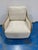 Textile Modern Swivel Chair - Nubby Cream For Sale - Image 7 of 7