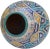 Polychrome Vase W/ Moorish Motif For Sale - Image 4 of 9