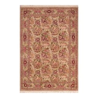 Art Nouveau 1990's William Morris Wool Rug 6"x9" For Sale