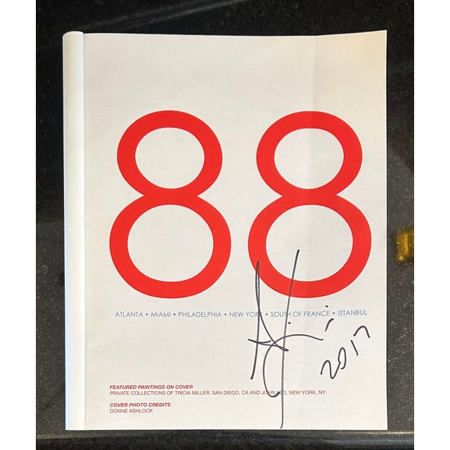 Anthony Liggins Abstract Acrylic Painting and Signed Book "Who Loves You Baby" - Set of 2 For Sale - Image 10 of 13