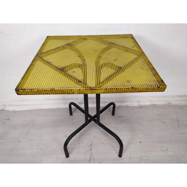 Mathieu Matégot Vintage Garden Bistro Table in the Style of Mathieu Matégot, 1960s For Sale - Image 4 of 15