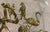 Late 20th Century Vintage Petite Choses Brass Holiday Wreath For Sale - Image 5 of 13