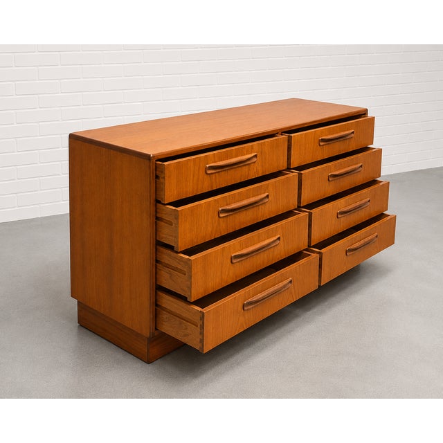 1960s Mid Century Modern Teak Double Dresser by G-Plan, C. 1960's For Sale - Image 5 of 12
