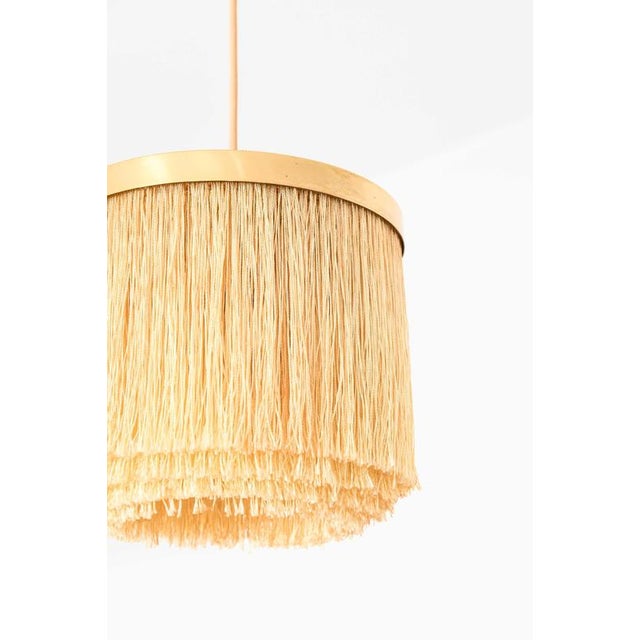 Scandinavian Modern Hanging Lamp in Beige and Gold by Hans-Agne Jakobsson, 1965 For Sale - Image 3 of 10