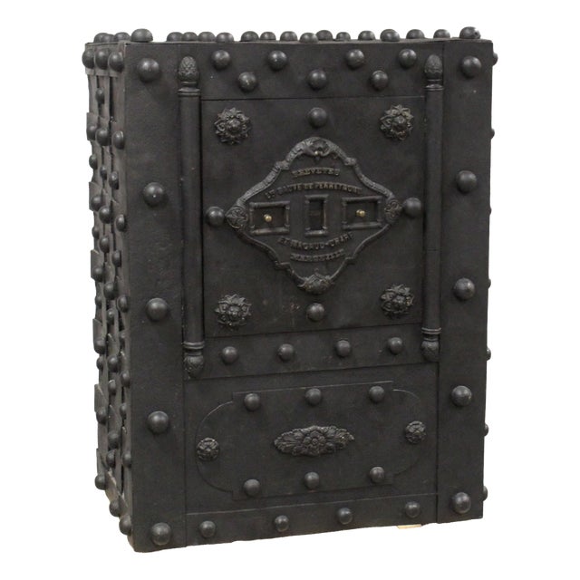 18th Century Iron Safe, France For Sale