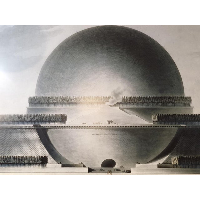 Paper Cenotaph à Newton Poster by Étienne-Louis Boullée, 1784 For Sale - Image 7 of 14