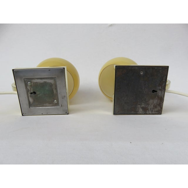 Vintage Art Deco Style Polished Brass Table Lamps, Set of 2 For Sale - Image 13 of 16