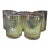 1950s Rare Cera Stock Market Lowball Glasses-Set of 5 For Sale