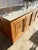 Double-Sided Pharmacy Counter in Marble and Chestnut Wood, 1900 For Sale - Image 17 of 18