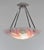 Rose French Art Deco Pendant Light by Loys Lucha 1930 France For Sale - Image 8 of 14