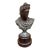 Classical Verdigris Brass Bust of Apollo Belvedere For Sale