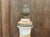 19th Century Louis XVI Portico Clock in Marble and Bronze with Its Covered Vases, 1890s, Set of 3 For Sale - Image 9 of 18