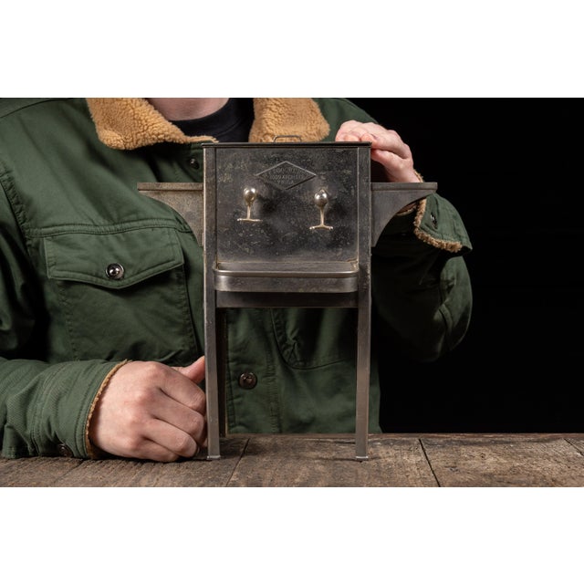 Early 1900s; W.F. Dougherty & Sons - Philadelphia, PA This stainless steel salesman sample cooling machine is something...