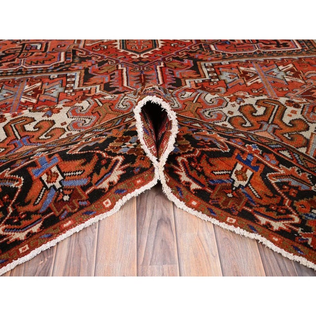 Red 1960 Red Vintage Persian Rug For Sale - Image 8 of 12