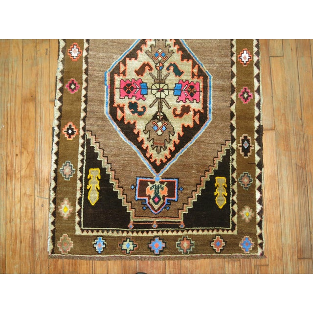 Vintage Turkish Kars - 2'10" x 4'5" For Sale - Image 4 of 6