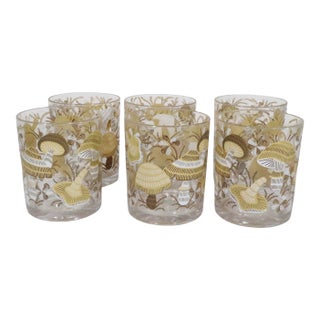 1970s Acrylic Musghroom Glasses by H J Stotter - Set of 6 For Sale