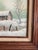 Textile Vintage Landscape Painting by Hopkins — Mid-Century Framed Art for Modern Farmhouse, Lodge, Vacation Cabin. For Sale - Image 7 of 7