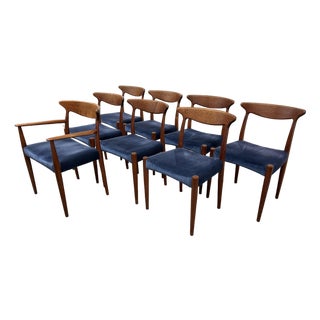 Arne Hovmand-Olsen for Mogens Kold Møbelfabrik Dining Chairs, Set of Eight For Sale