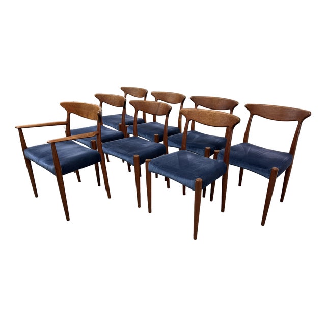 Arne Hovmand-Olsen for Mogens Kold Møbelfabrik Dining Chairs, Set of Eight For Sale