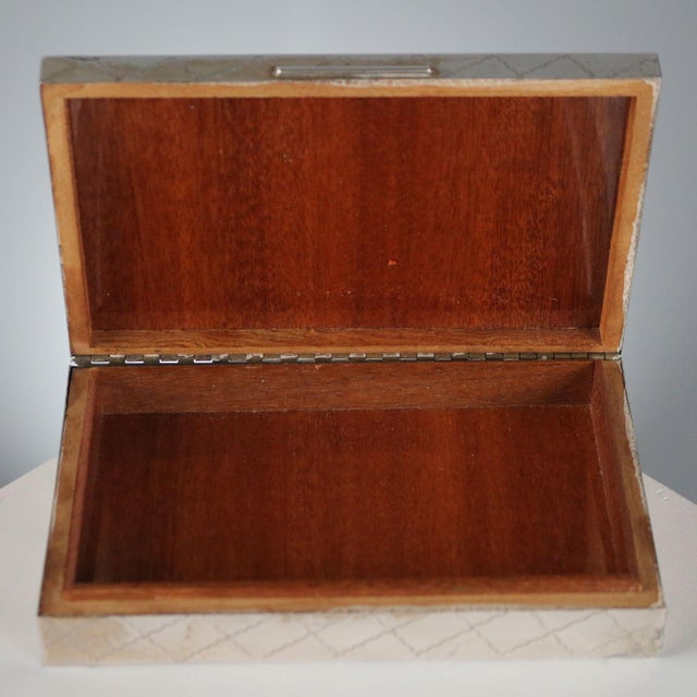 Firenze Silver Box with Chisel and Burin For Sale - Image 3 of 9