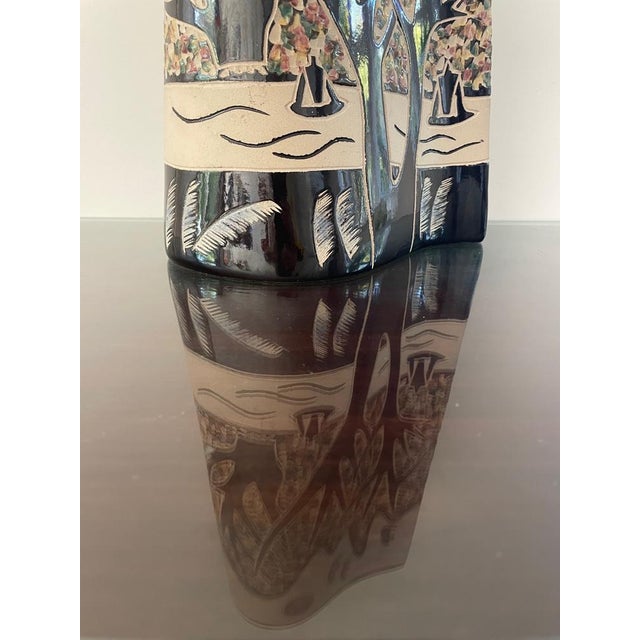 Ceramic Scandinavian Style Ceramic Vase, 1970s For Sale - Image 7 of 14