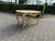 1940s French Louis XVI Gold Beech & Marble Coffee Table For Sale - Image 6 of 12