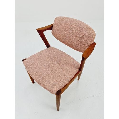 Brown Mid-Century Danish Dining Chair by Kai Kristiansen for Schou Andersen, 1960s For Sale - Image 8 of 11