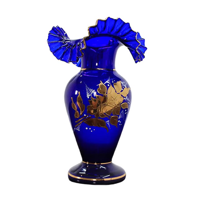 Czech Glass Vase from Novoborské Sklo, 1970s For Sale