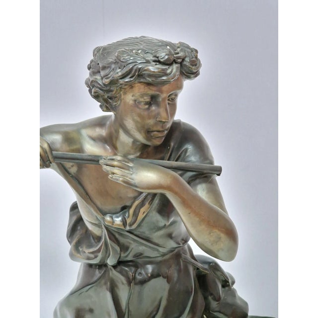 Italian Artist, Lost Wax Figure, 1960s, Bronze For Sale - Image 4 of 8