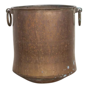 Antique Indian Hammered Copper Vessel