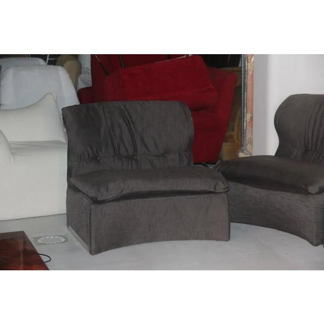 Modular Vela Bassa Sofa Set by Giovanni Offredi for Saporiti Italia, 1970s , Set of 6 For Sale - Image 15 of 18