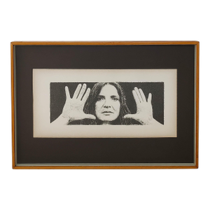 Kent Twitchell 1984 Woman Signed Framed Print