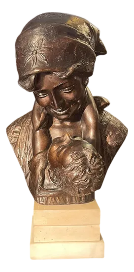 Bronze Sculpture by A. Merente, 1800s