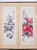1960s 1960s Japanese Byobu Four Traditional Hand Painted and Stamped Floral Vignettes on This Overall Very Good + 4-Panel Folding Screen For Sale - Image 5 of 7