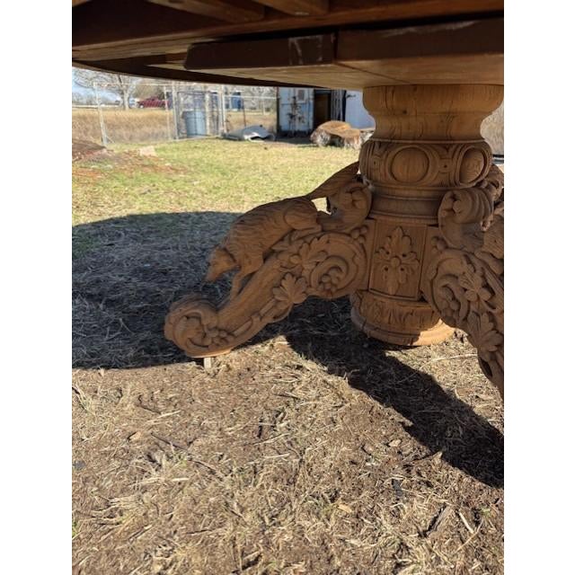 18th Century French Country Bleached Oval Dining Table or Center Table For Sale - Image 16 of 18