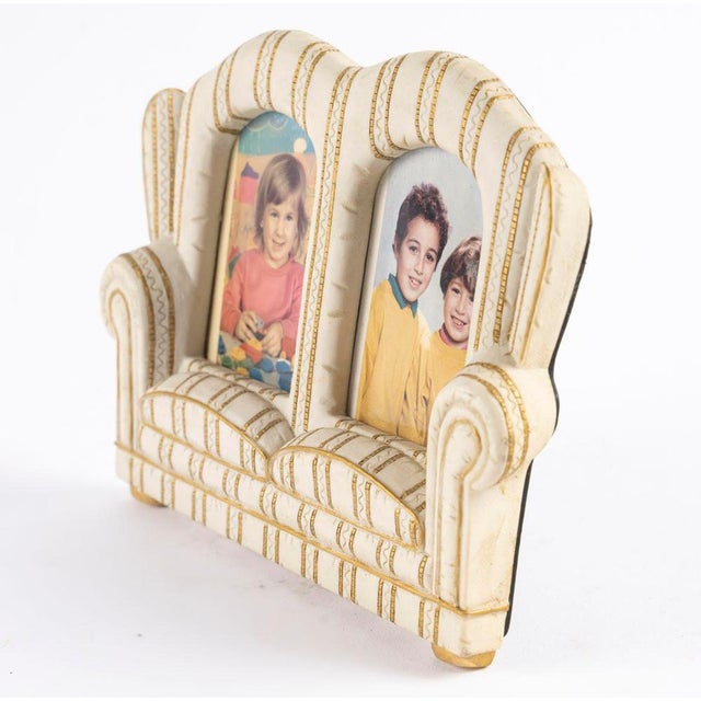 Plastic Resin Photo Frame for Two Photos, 1960s For Sale - Image 7 of 8