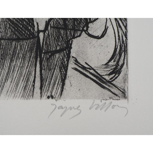 Jacques Villon, The Guard of the Moulin Rouge Ball, 1910, Original Etching For Sale - Image 3 of 7