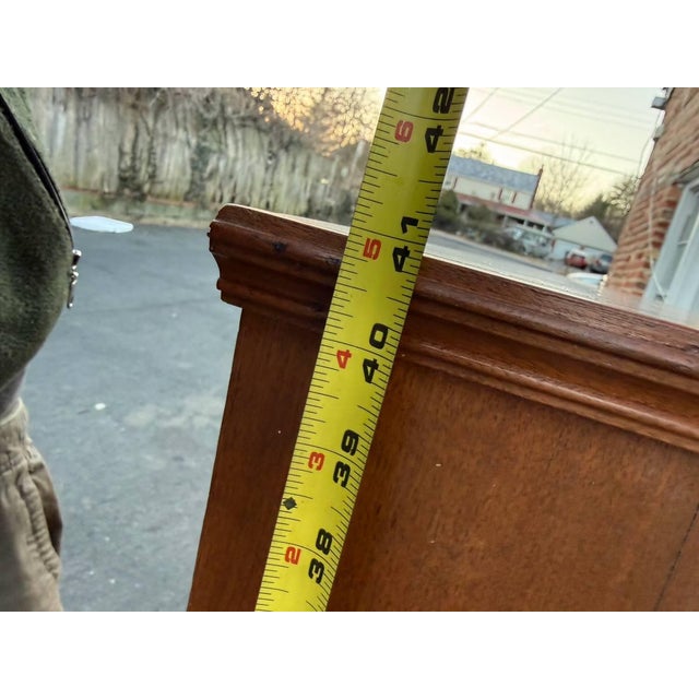 Antique Chippendale Style Hand Cut Dovetailed Top 4 Drawer Bachelor Chest. For Sale - Image 15 of 18