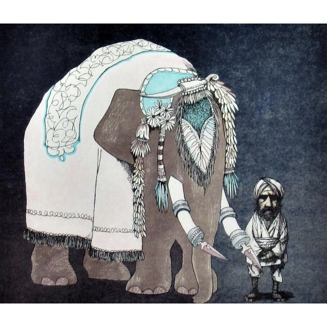 Figurative Charles Bragg, Elephant Man, circa 1985 For Sale - Image 3 of 8