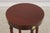 Baker Furniture Company Pair of Baker Mahogany Round Plant Lamp Stands For Sale - Image 4 of 13
