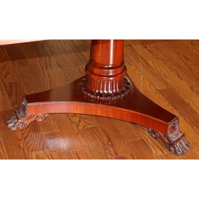 1990s Kindel National Trust Empire Neo Classical Style Mahogany Dining Table For Sale - Image 15 of 17