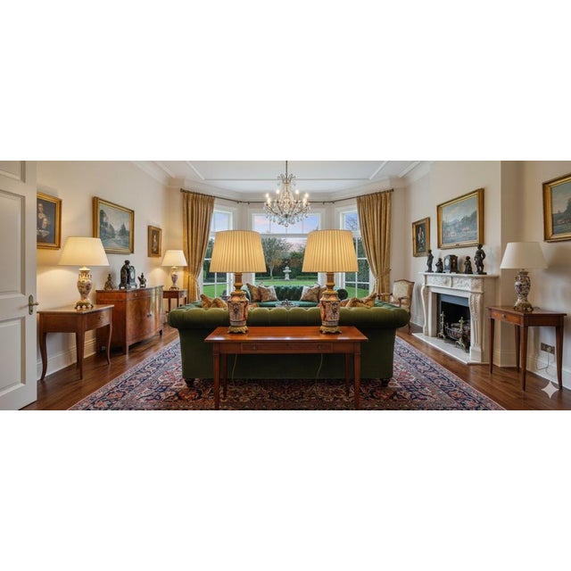 Japanese Imari Porcelain Lamps, Set of 2 For Sale - Image 9 of 10