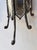 Pair of Hammered Glass Wrought Iron Sconces by Longobard, Italy, 1970s For Sale - Image 10 of 12